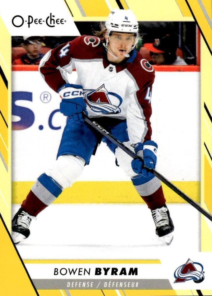 Bowen Byram #297 Colorado Avalanche | 2023-24 O-Pee-Chee Yellow Border