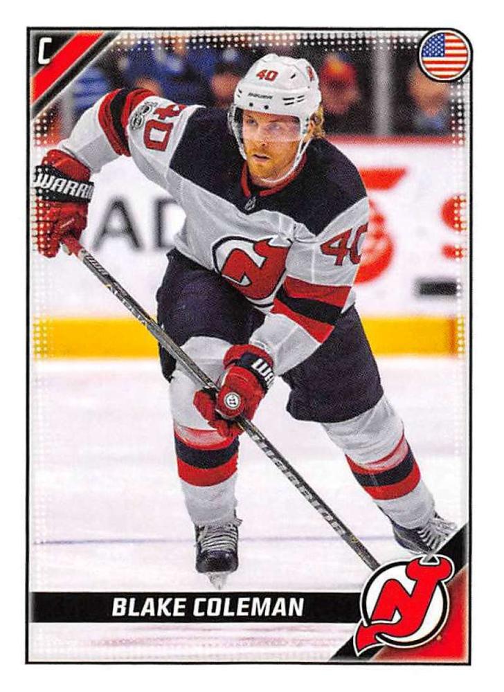 Blake Coleman #298 New Jersey Devils | 2019-20 Topps NHL Sticker Collection