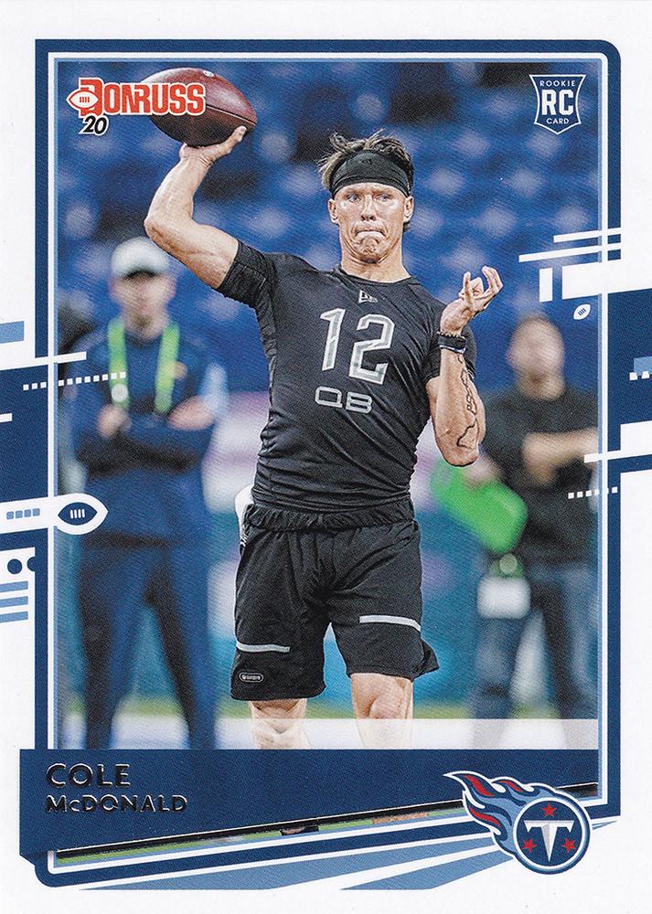 Cole McDonald #298 Tennessee Titans | 2020 Panini Donruss | NFL Football