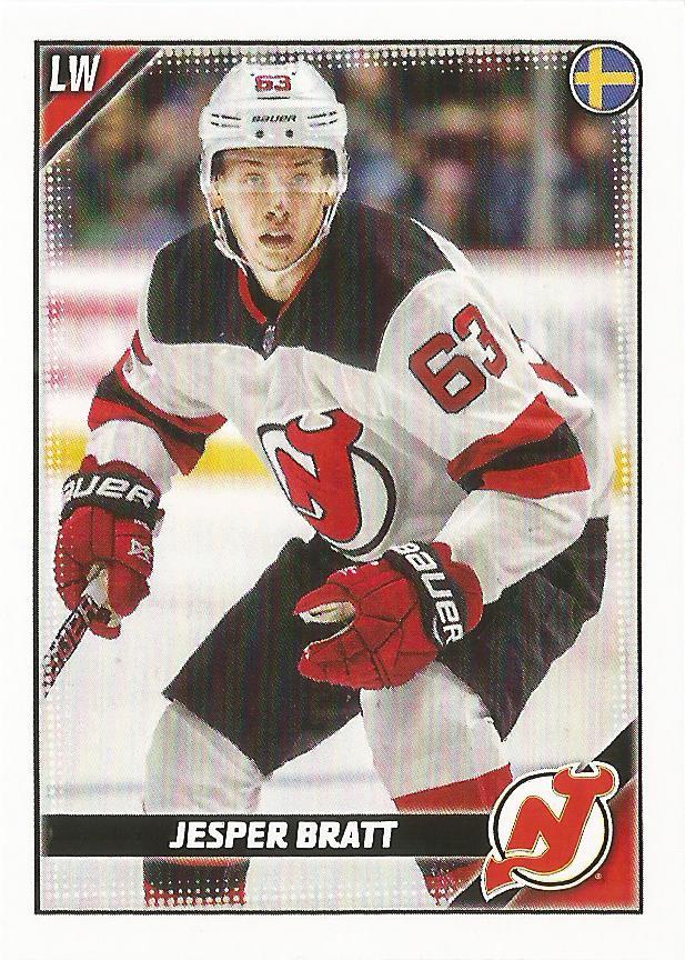 Jesper Bratt #299 New Jersey Devils | 2019-20 Topps NHL Sticker Collection