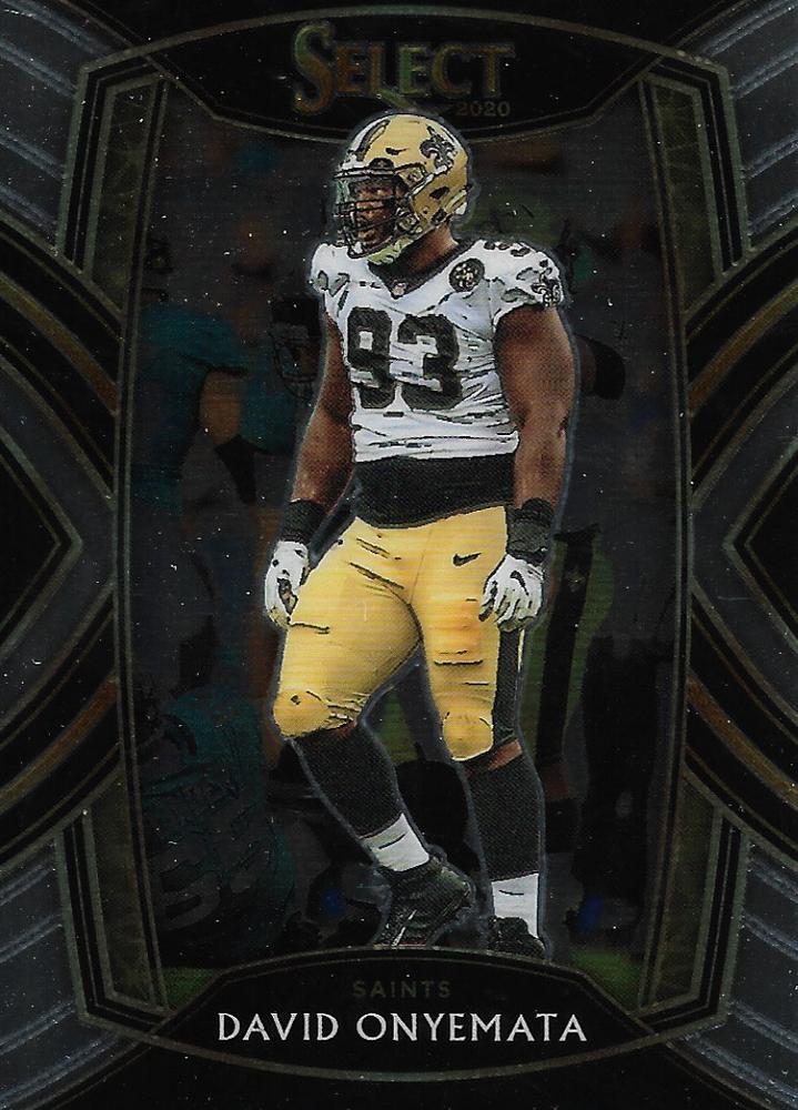 David Onyemata #299 New Orleans Saints | 2020 Panini Select |  | NFL Football