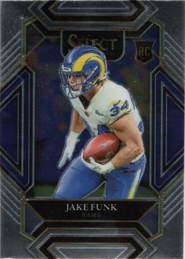 Jake Funk #299 Los Angeles Rams | 2021 Panini Select |  | NFL Football