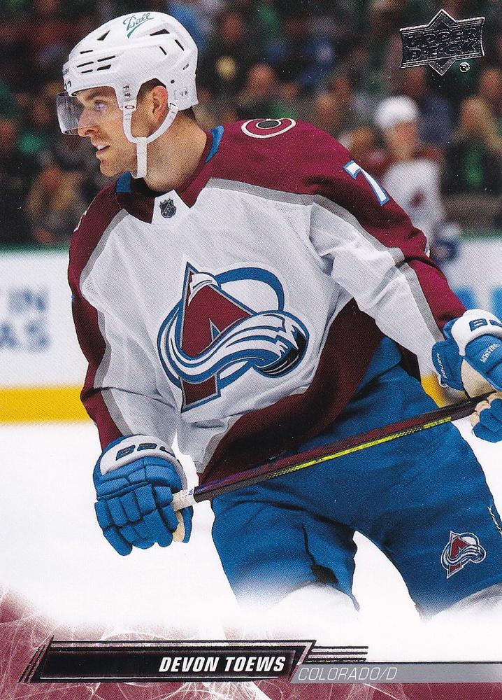 Devon Toews #299 Colorado Avalanche | 2022-23 Upper Deck