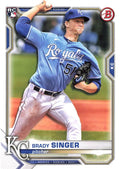 Brady Singer #29 Kansas City Royals | 2021 Bowman