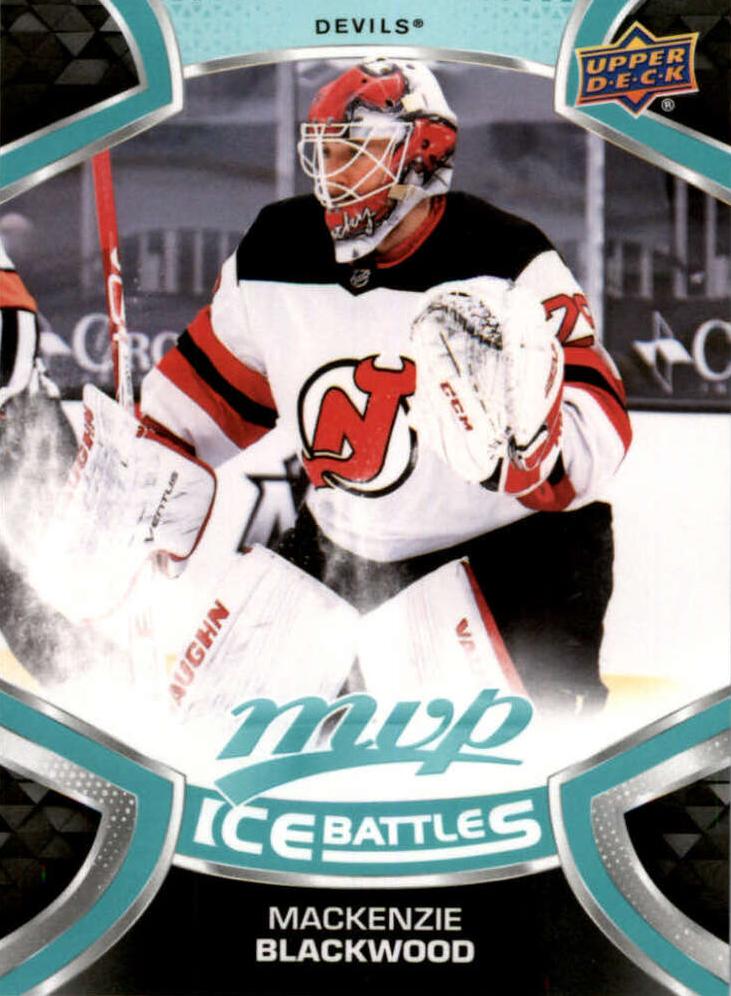 Mackenzie Blackwood #29 New Jersey Devils | 2021-22 Upper Deck MVP Ice Battles