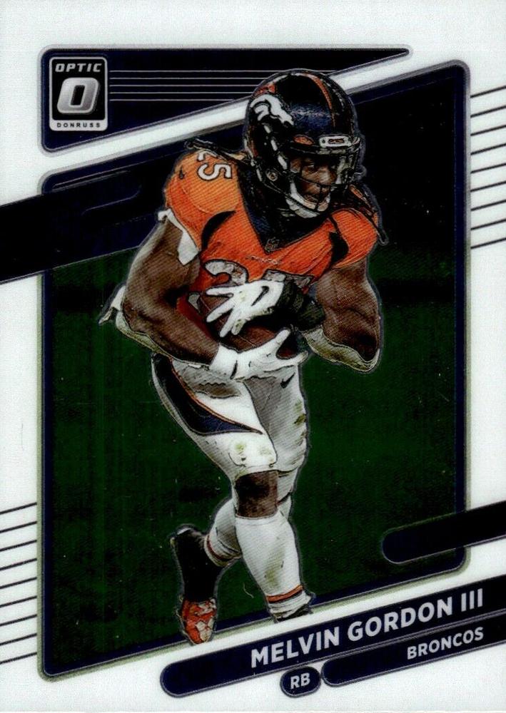 Melvin Gordon III #29 Denver Broncos | 2021 Donruss Optic | NFL Football