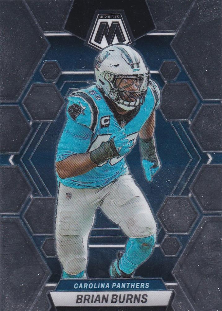 Brian Burns #29 Carolina Panthers | 2023 Panini Mosaic | NFL Football