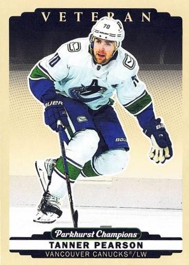 Tanner Pearson #29 Vancouver Canucks | 2022-23 Parkhurst Champions