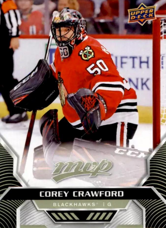 Corey Crawford #2 Chicago Blackhawks | 2020-21 Upper Deck MVP