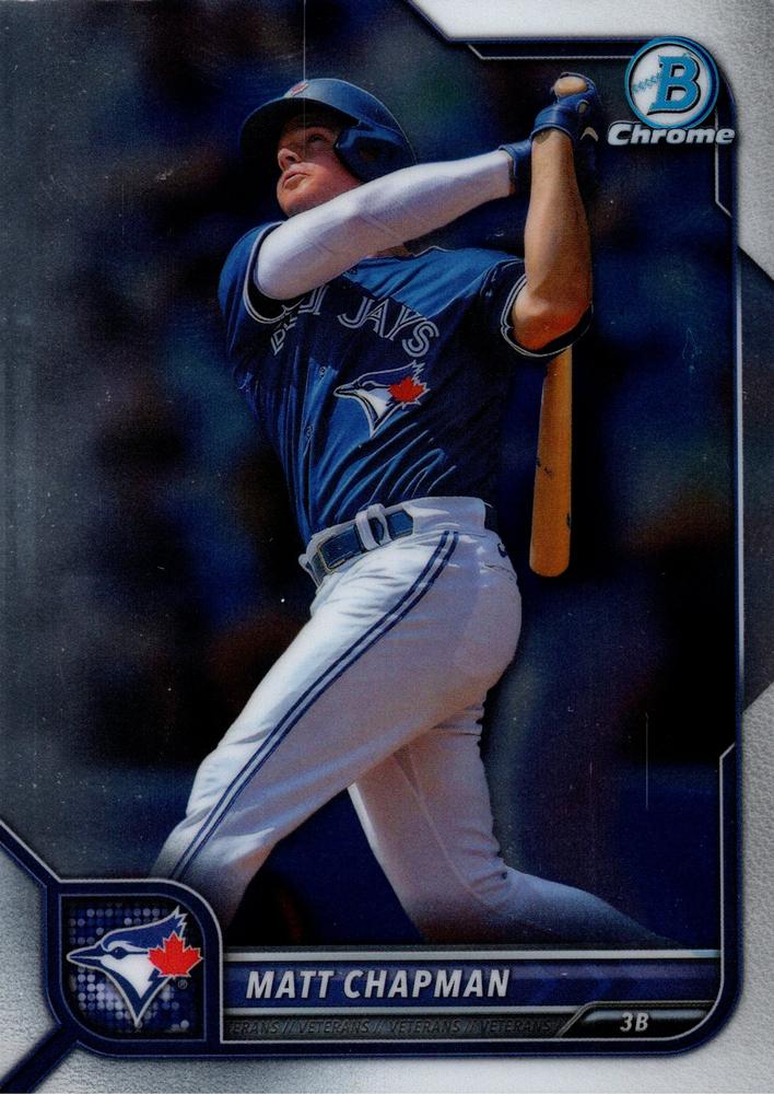 Matt Chapman #2 Toronto Blue Jays | 2022 Bowman Chrome
