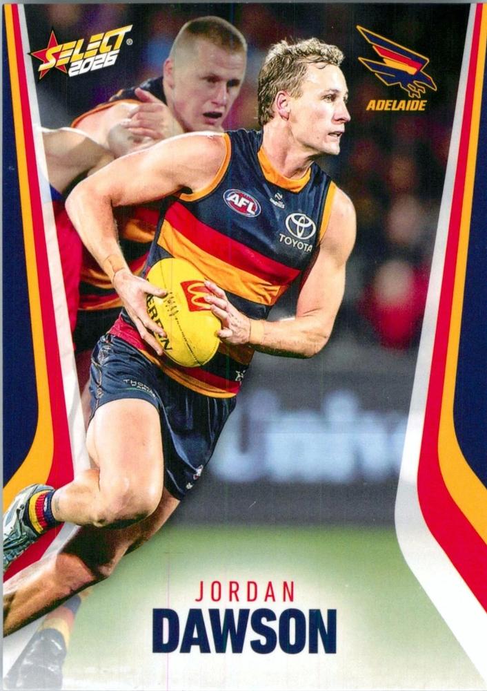 Jordan Dawson #2 Adelaide Crows | 2026 Select AFL Footy Stars