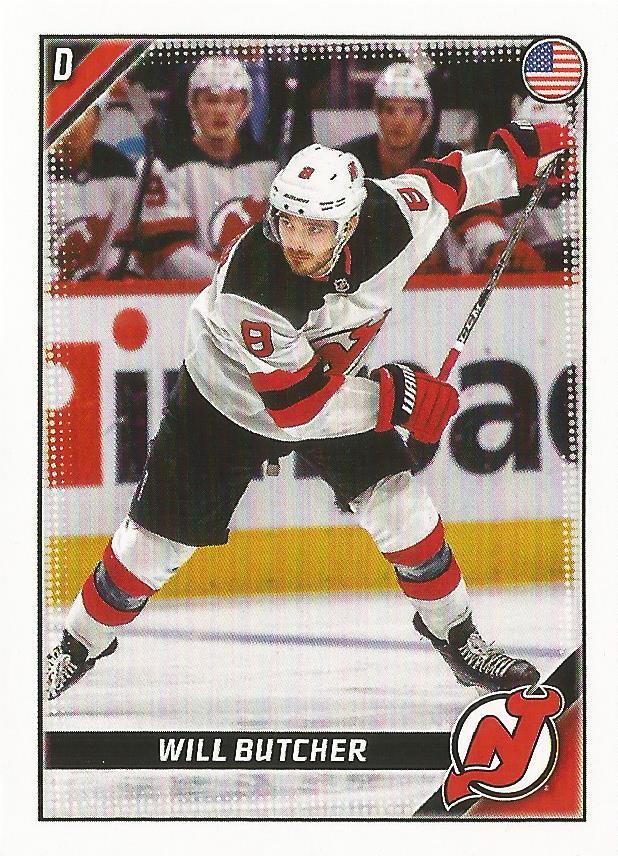 Will Butcher #300 New Jersey Devils | 2019-20 Topps NHL Sticker Collection
