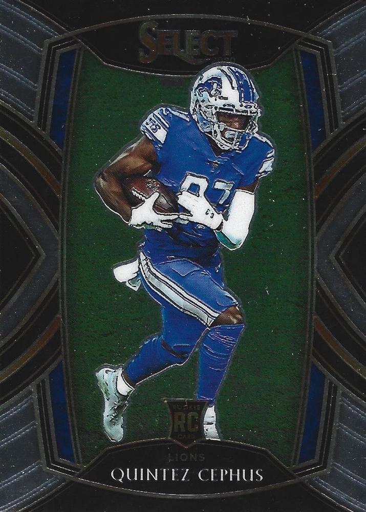Quintez Cephus #300 Detroit Lions | 2020 Panini Select |  | NFL Football