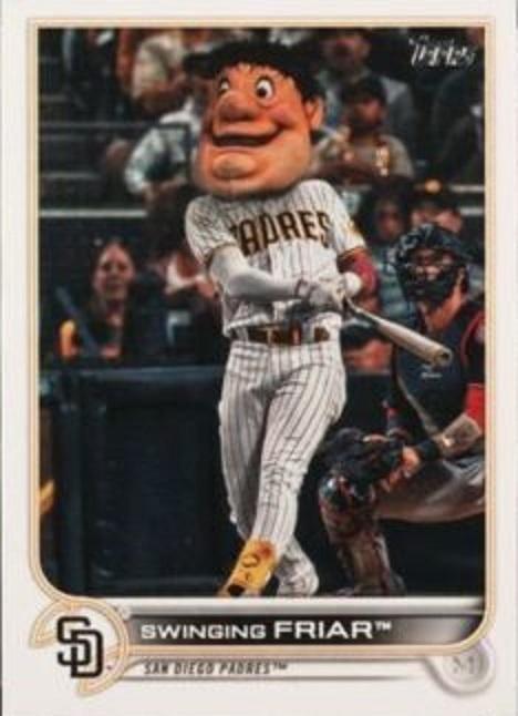 Swinging Friar #300 San Diego Padres (Mascot, insert in Series 2) | 2022 Topps