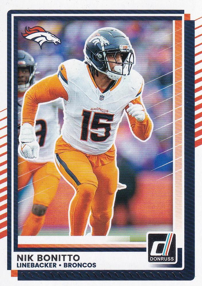 Nik Bonitto #300 Denver Broncos | 2025 Donruss | NFL Football