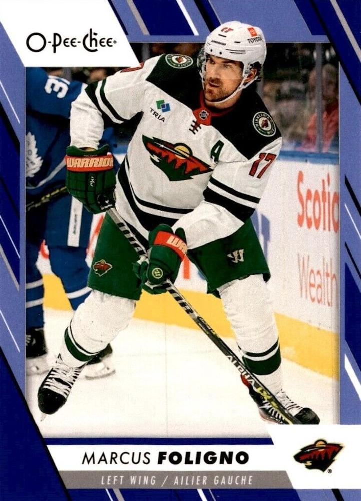Marcus Foligno #301 Minnesota Wild | 2023-24 O-Pee-Chee Blue Border