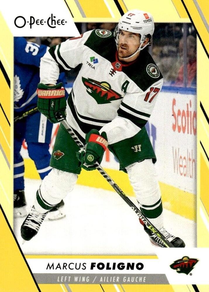 Marcus Foligno #301 Minnesota Wild | 2023-24 O-Pee-Chee Yellow Border