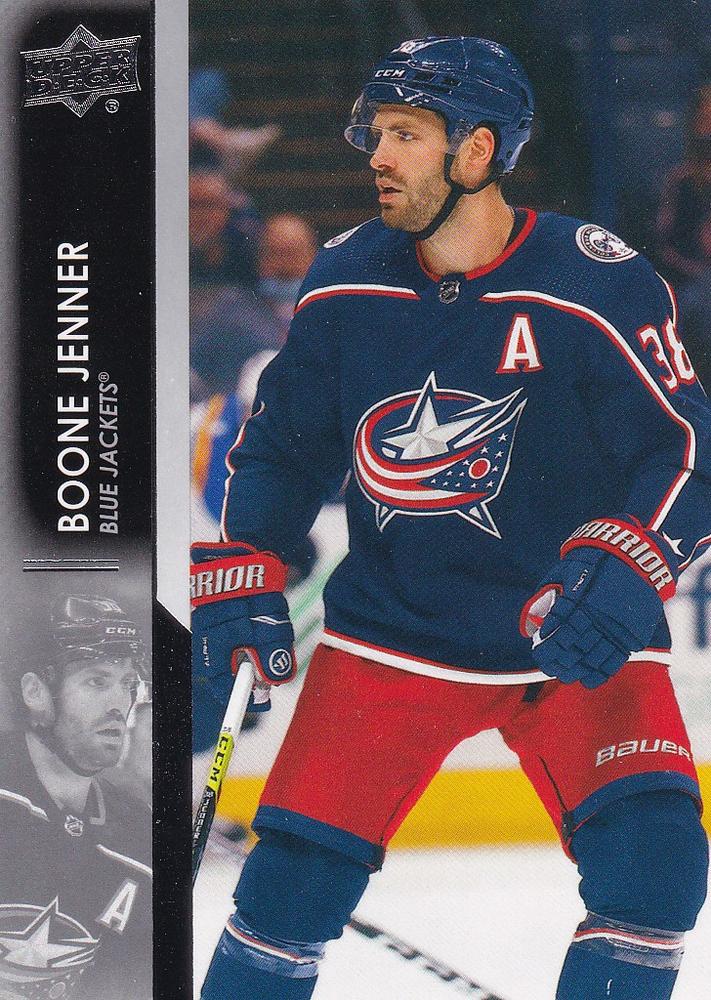 Boone Jenner #303 Columbus Blue Jackets | 2021-22 Upper Deck
