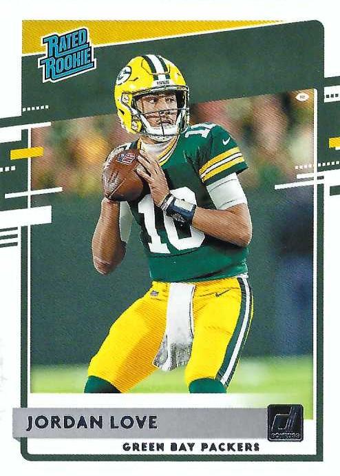 Jordan Love #304 Green Bay Packers | 2020 Panini Donruss | NFL Football