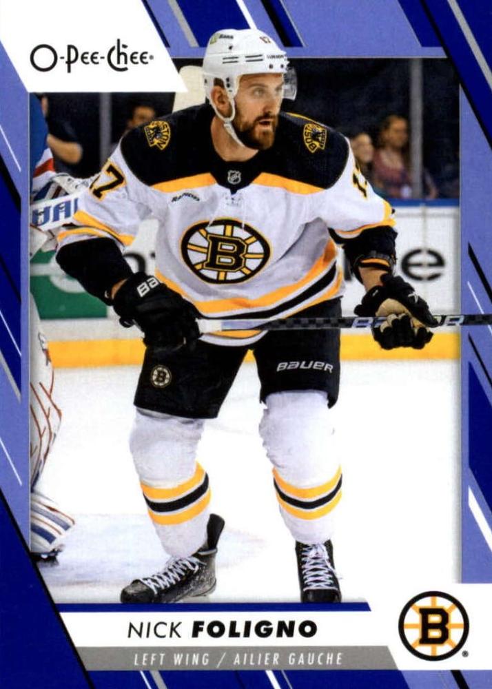 Nick Foligno #305 Boston Bruins | 2023-24 O-Pee-Chee Blue Border