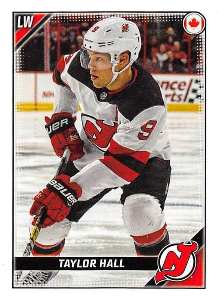 Taylor Hall #306 New Jersey Devils | 2019-20 Topps NHL Sticker Collection