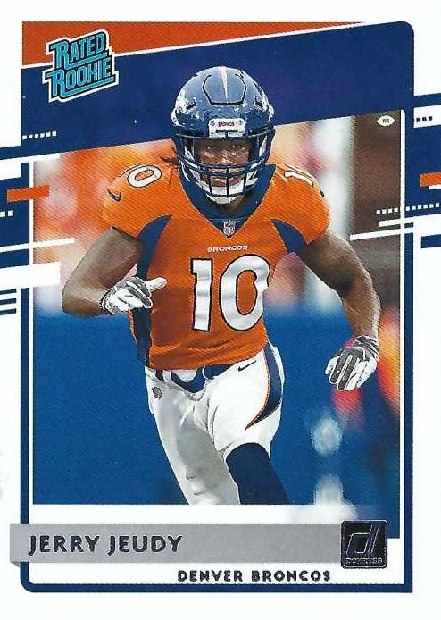 Jerry Jeudy #307 Denver Broncos | 2020 Panini Donruss | NFL Football
