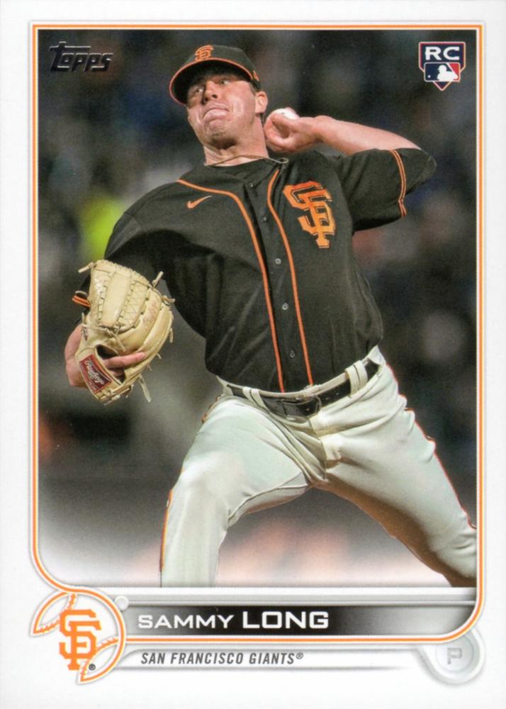 Sammy Long #308 San Francisco Giants (Factory set, Large RC logo) | 2022 Topps