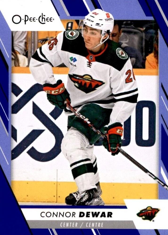 Connor Dewar #308 Minnesota Wild | 2023-24 O-Pee-Chee Blue Border