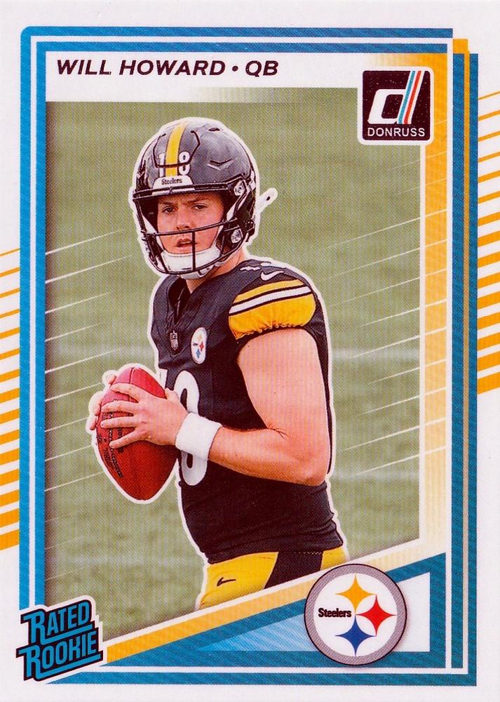 Will Howard #309 Pittsburgh Steelers | 2025 Donruss | NFL Football