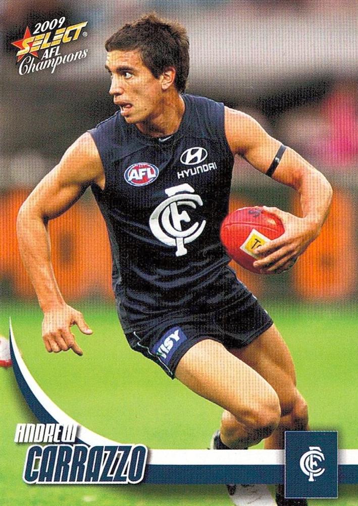 Andrew Carrazzo #30 Carlton Blues | 2009 Select AFL Champions