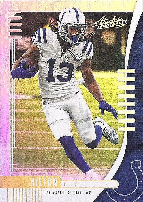 T.Y. Hilton #30 Indianapolis Colts | 2019 Panini Absolute |  | NFL Football