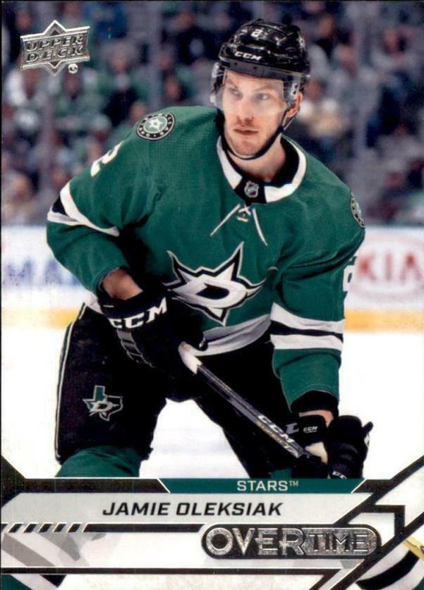 Jamie Oleksiak #30 Dallas Stars | 2020-21 Upper Deck Overtime