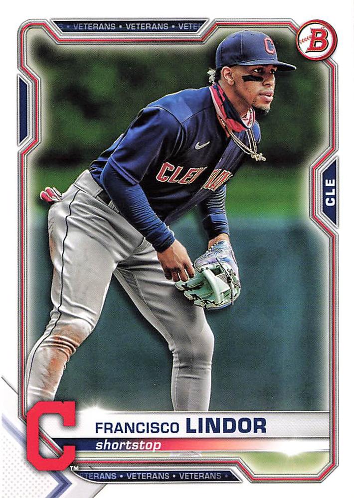 Francisco Lindor #30 Cleveland Indians | 2021 Bowman