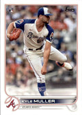 Kyle Muller #30 Atlanta Braves (Blue sleeves) | 2022 Topps