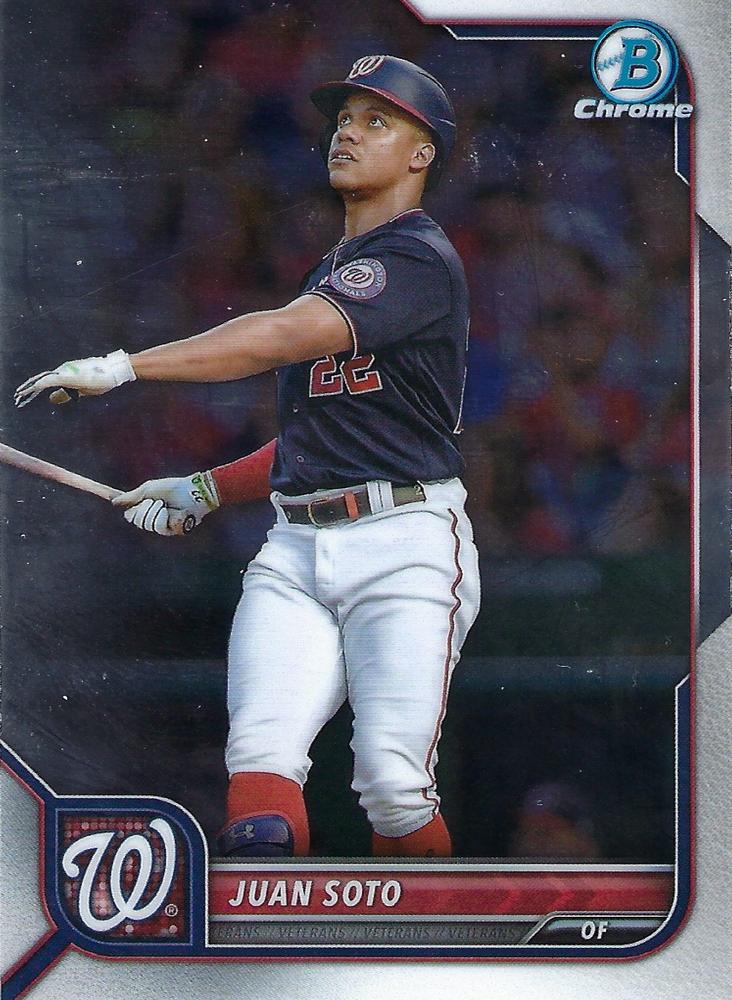 Juan Soto #30 Washington Nationals | 2022 Bowman Chrome