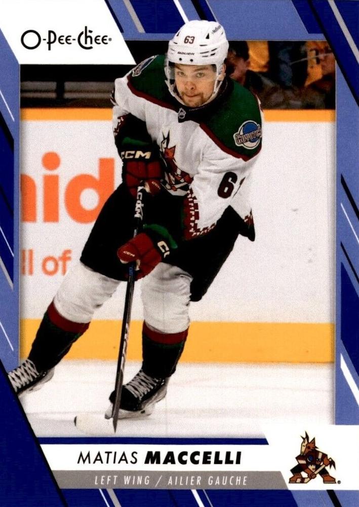 Matias Maccelli #30 Arizona Coyotes | 2023-24 O-Pee-Chee Blue Border