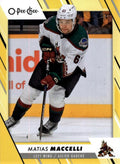 Matias Maccelli #30 Arizona Coyotes | 2023-24 O-Pee-Chee Yellow Border