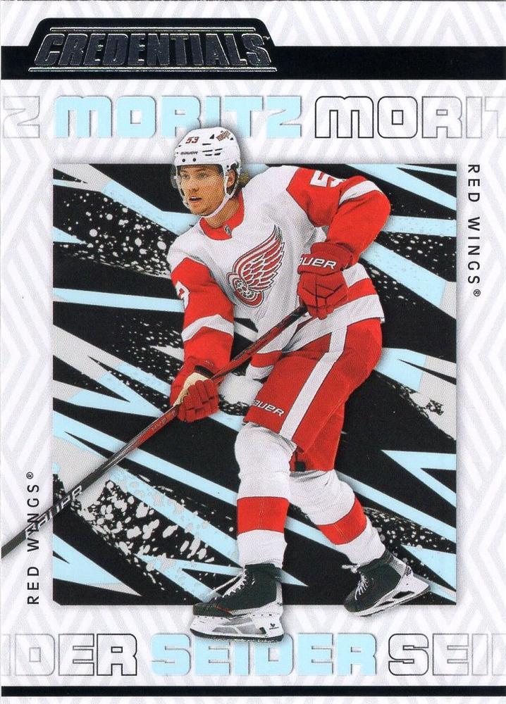 Moritz Seider #30 Detroit Red Wings | 2023-24 Upper Deck Credentials
