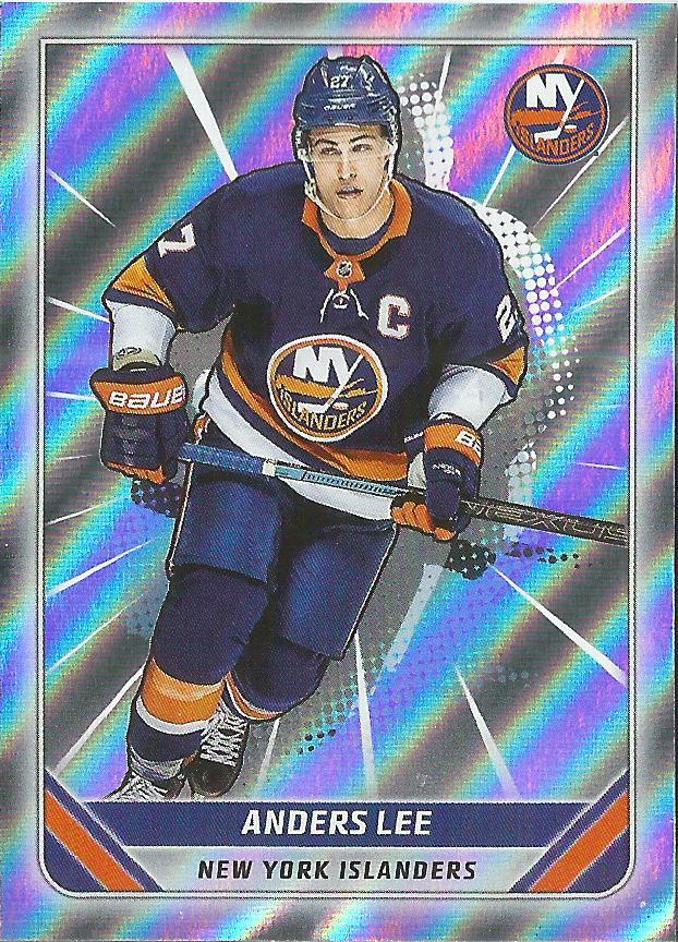 Anders Lee FOIL #311 New York Islanders | 2019-20 Topps NHL Sticker Collection