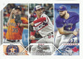 AL ERA Leaders (Justin Verlander / Dylan Cease / Alek Manoah) #311 Multi-Team | 2023 Topps
