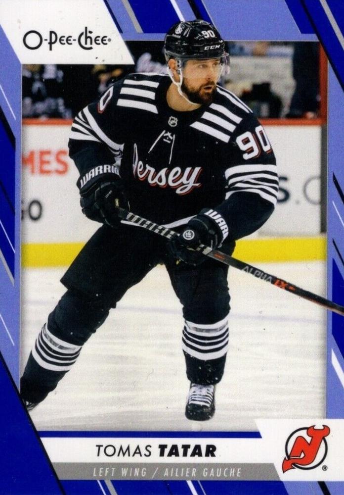 Tomas Tatar #311 New Jersey Devils | 2023-24 O-Pee-Chee Blue Border