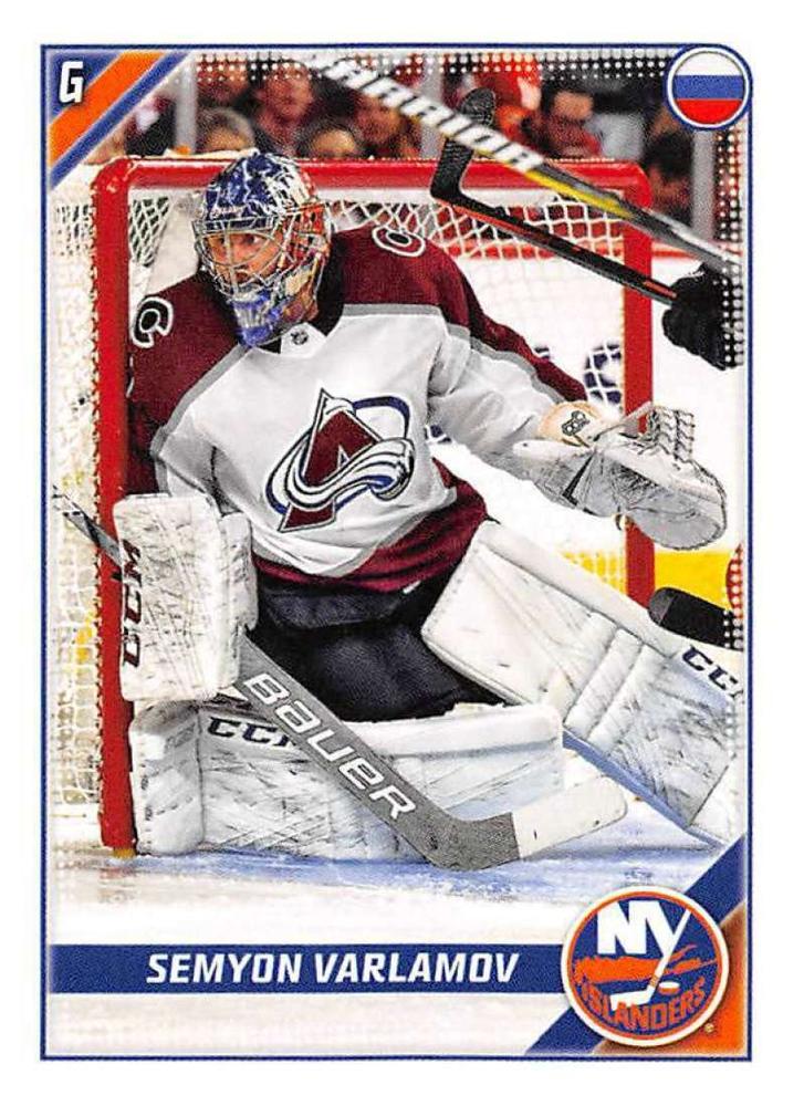 Semyon Varlamov #312 New York Islanders | 2019-20 Topps NHL Sticker Collection