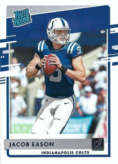 Jacob Eason #312 Indianapolis Colts | 2020 Panini Donruss | NFL Football