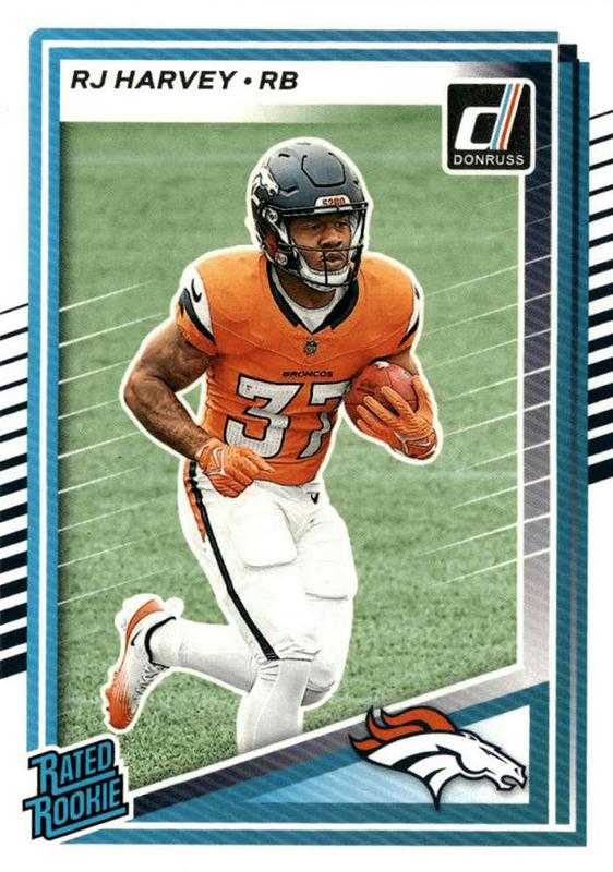 RJ Harvey #312 Denver Broncos | 2025 Donruss | NFL Football