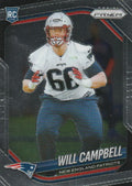 Will Campbell #312 New England Patriots | 2025 Panini Prizm | NFL Football