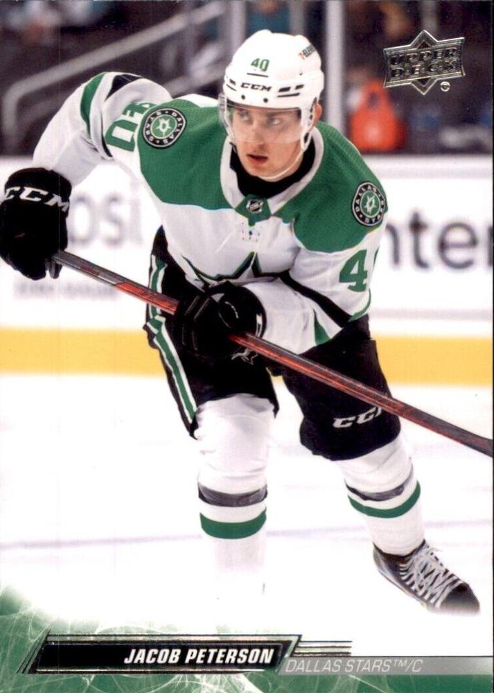 Jacob Peterson #313 Dallas Stars | 2022-23 Upper Deck