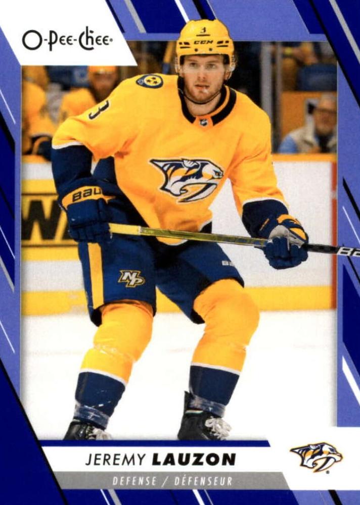 Jeremy Lauzon #313 Nashville Predators | 2023-24 O-Pee-Chee Blue Border
