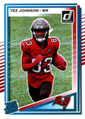 Tez Johnson #313 Tampa Bay Buccaneers | 2025 Donruss | NFL Football