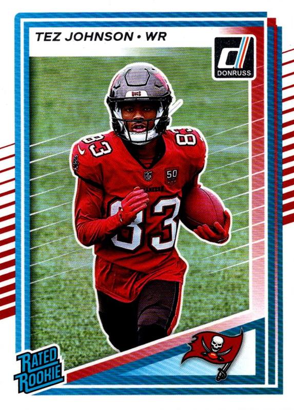 Tez Johnson #313 Tampa Bay Buccaneers | 2025 Donruss | NFL Football