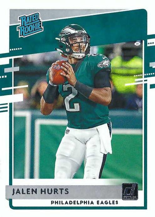 Jalen Hurts #314 Philadelphia Eagles | 2020 Panini Donruss | NFL Football